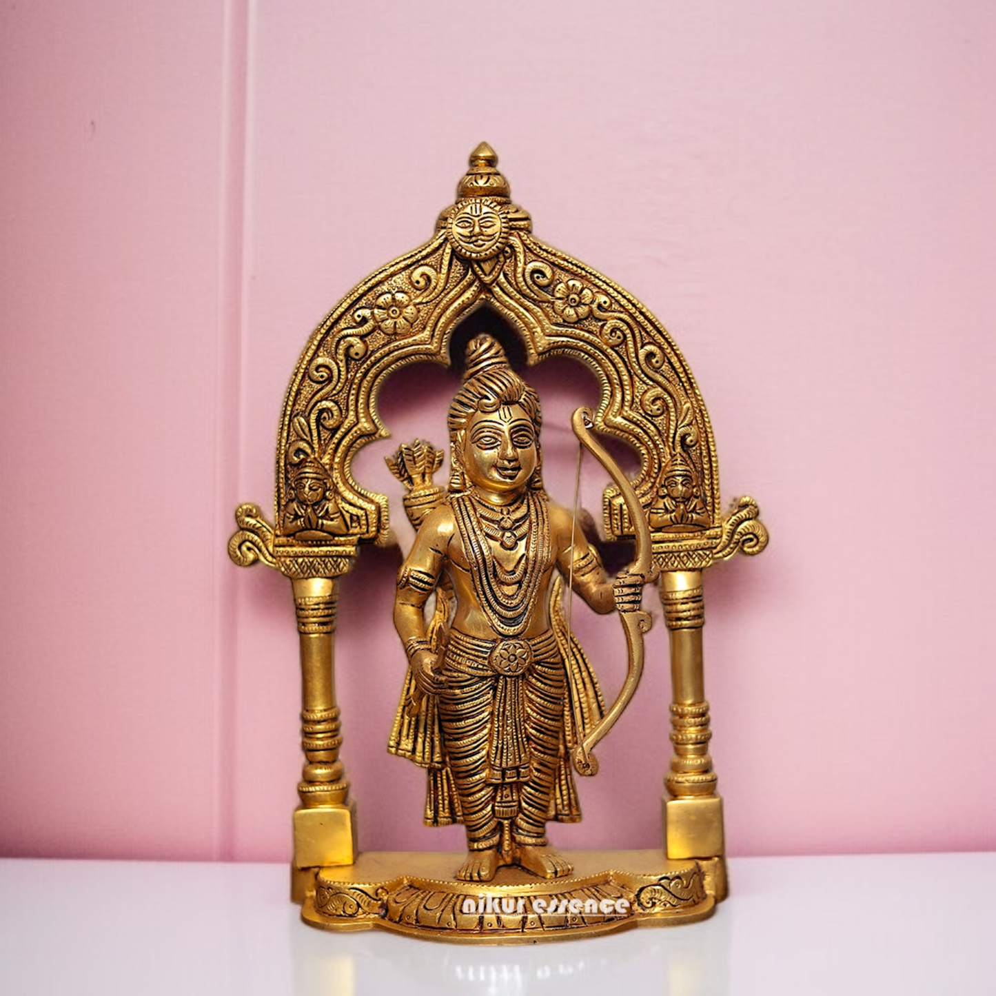 Shri Ram Lalla Standing brass idol - 14 Inches Nikuressence