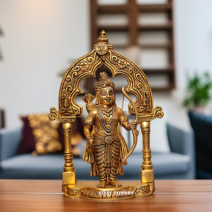 Shri Ram Lalla Standing brass idol - 14 Inches Nikuressence