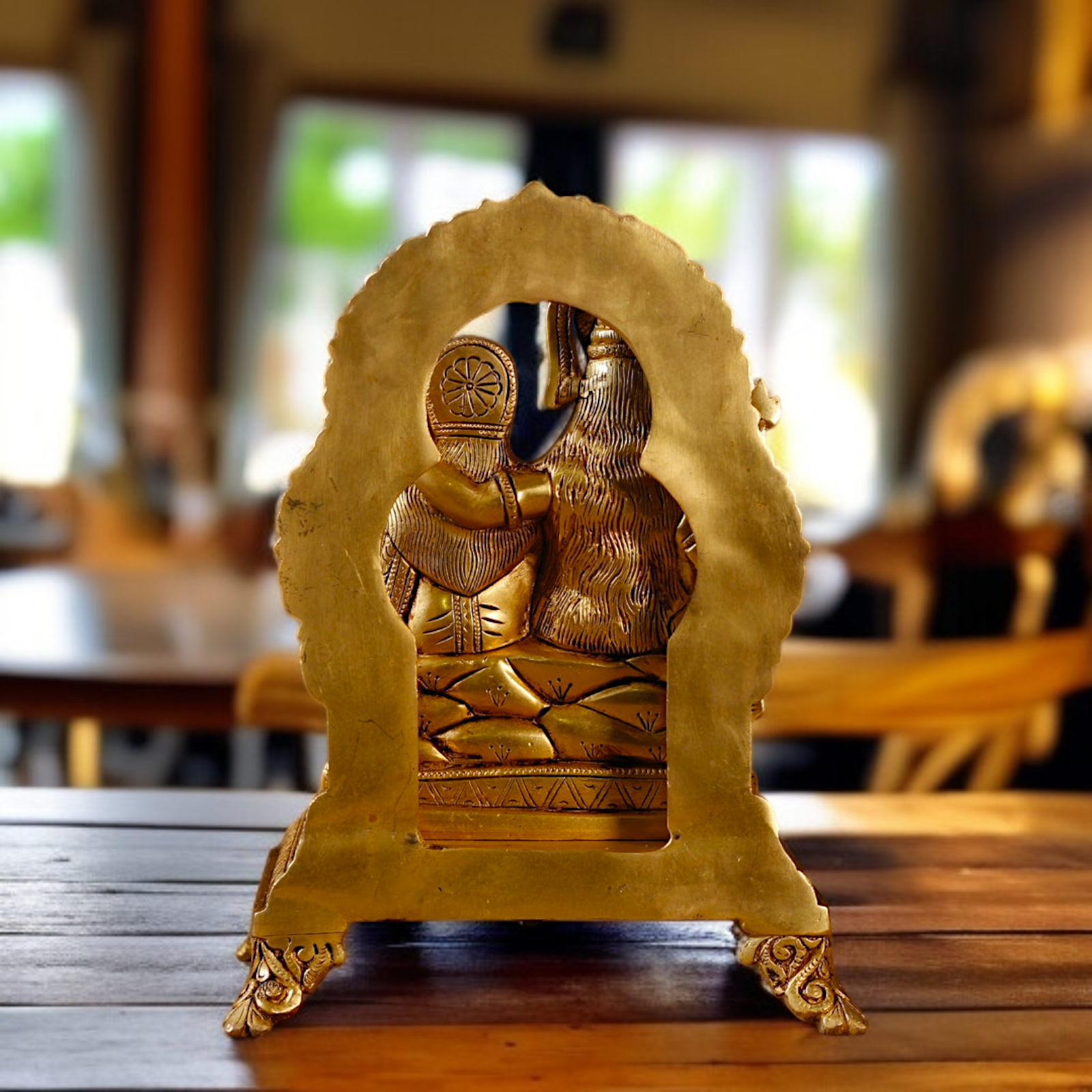 Big Shiva family Parivar Brass idol - 13 Inches Nikuressence