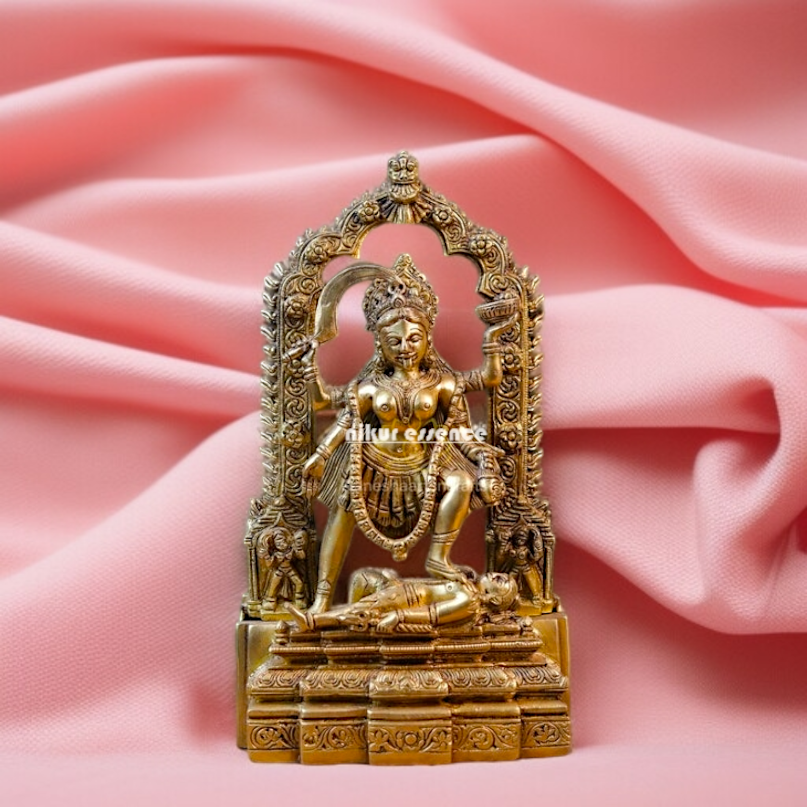 Goddess Kali Mata Solid Brass statue - 10.63 inches Nikuressence