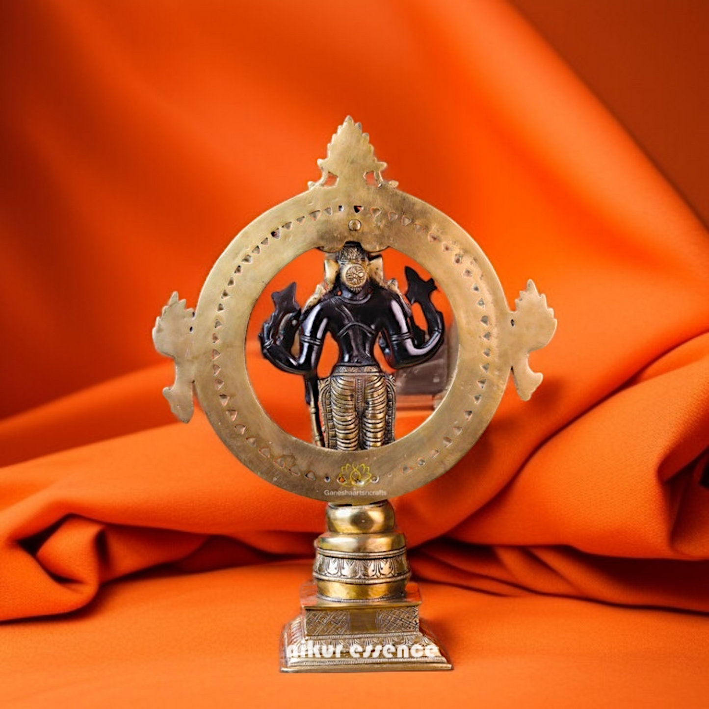 Lord vishnu Bhagwan Blessing Brass idol - 17 Inches Nikuressence