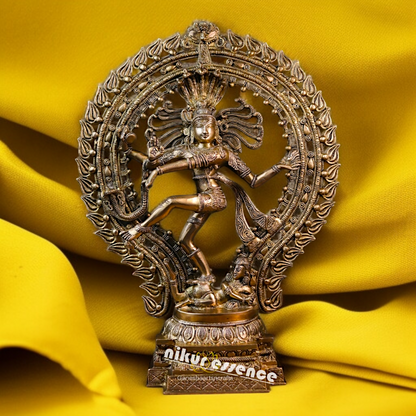 Shiva Nataraja Dancing Tandav brass idol - 22.047 inches Nikuressence
