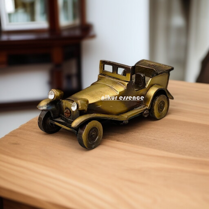 Pure Brass Car Home Decor Statue - 5 Inches Nikuressence