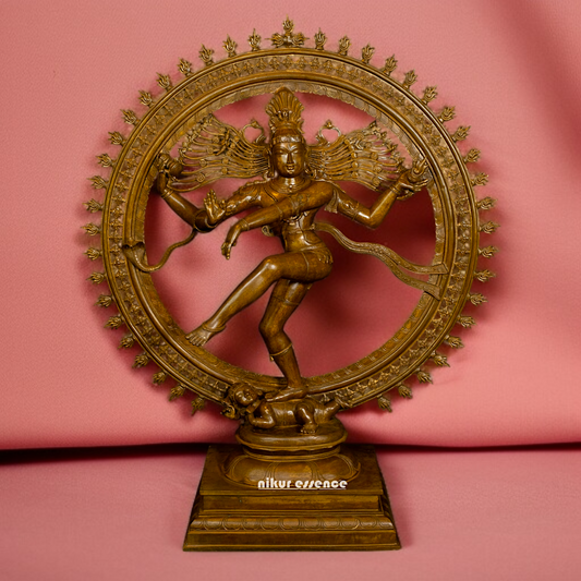 Shiva Nataraja Tandav dance Panchaloha idol - 40 Inches Nikuressence