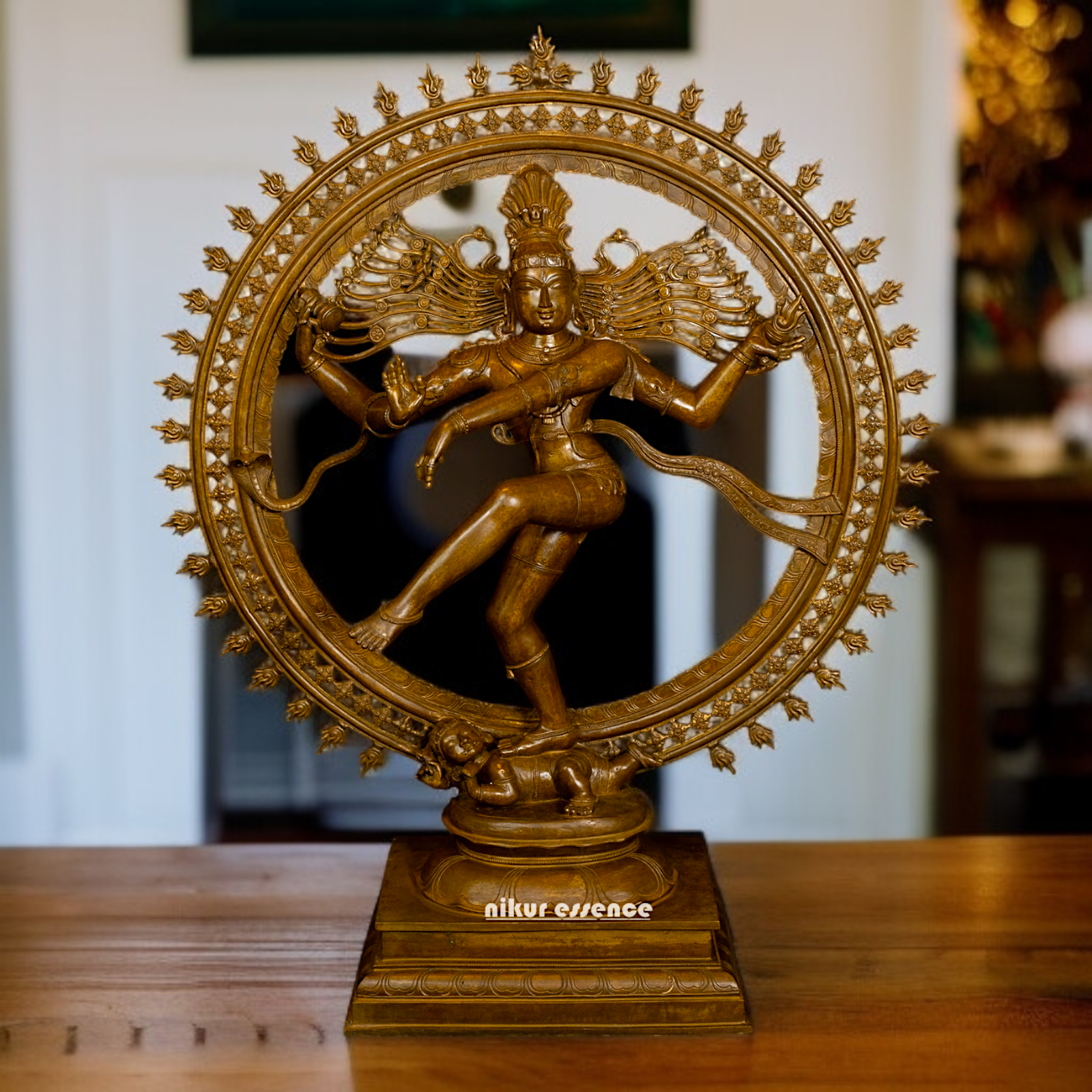 Shiva Nataraja Tandav dance Panchaloha idol - 40 Inches Nikuressence
