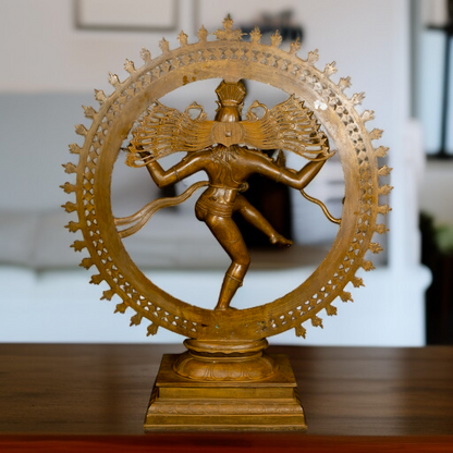 Shiva Nataraja Tandav dance Panchaloha idol - 40 Inches Nikuressence