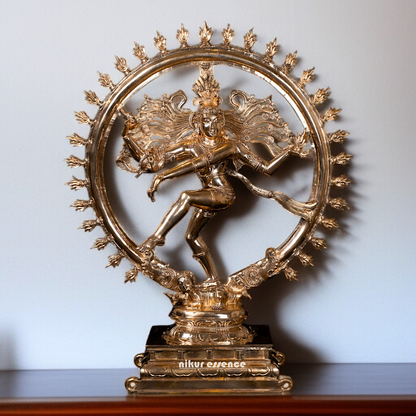 Lord Nataraja Shiva Tandav dancing Panchaloha idol - 23 Inches Nikuressence