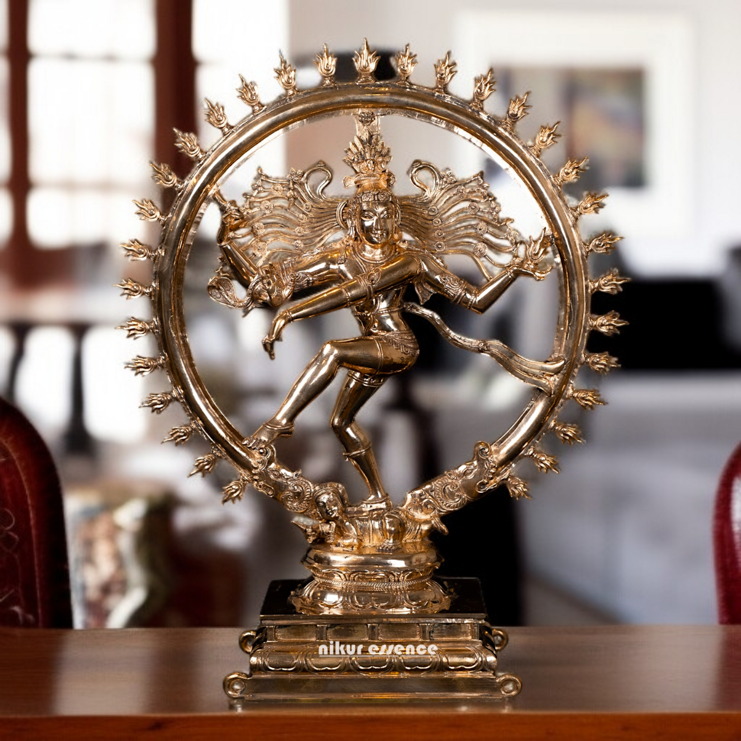 Lord Nataraja Shiva Tandav dancing Panchaloha idol - 23 Inches Nikuressence