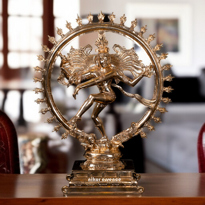 Lord Nataraja Shiva Tandav dancing Panchaloha idol - 23 Inches Nikuressence