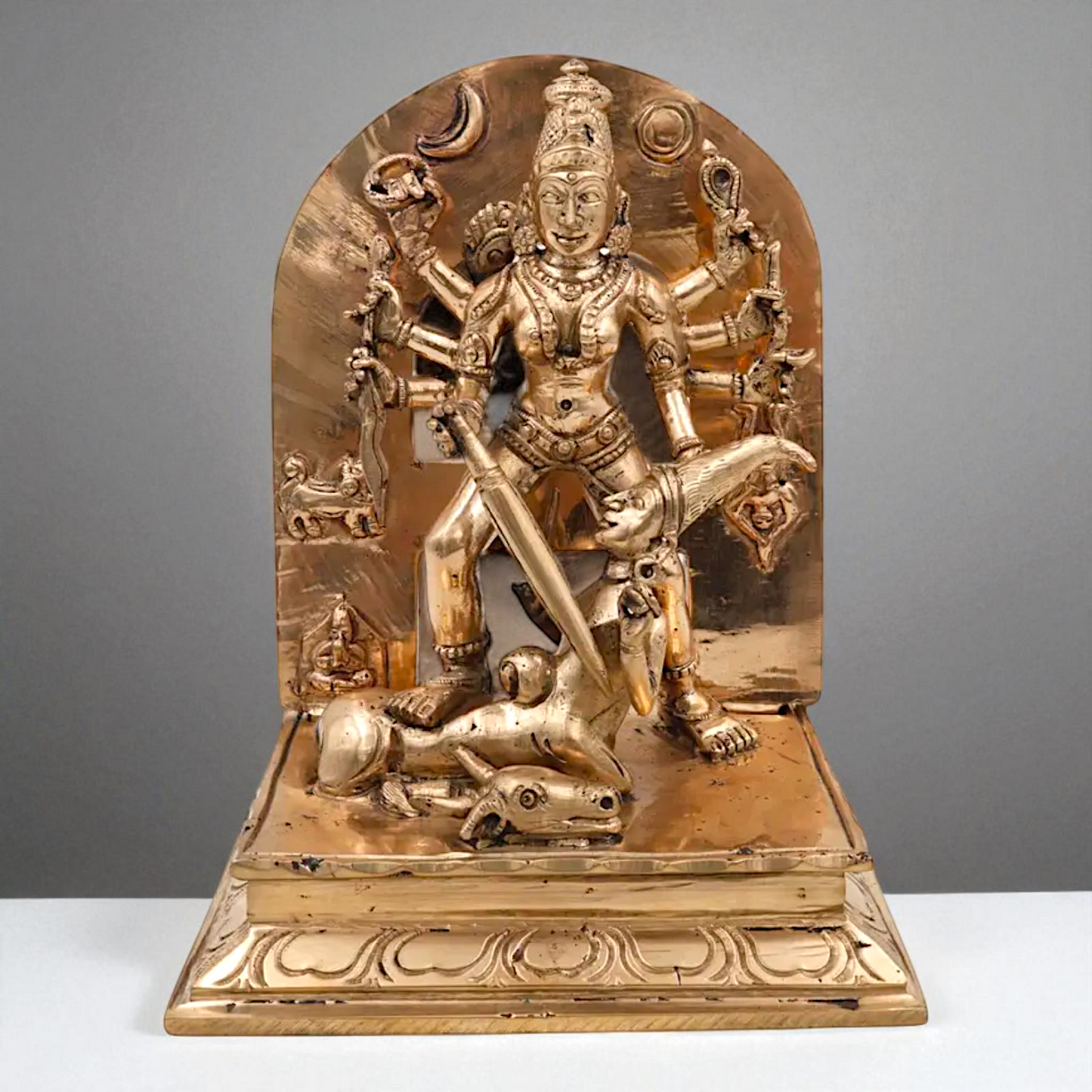 Goddess Durga Kali Ma Pooja Panchaloha idol - 6.5 Inches Nikuressence