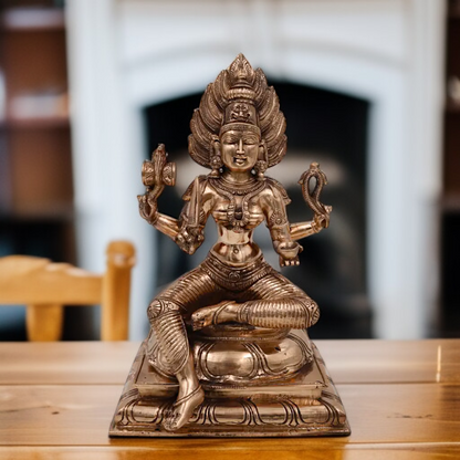 Durga Mariamman Devi Panchaloha idol - 10.5 Inches Nikuressence