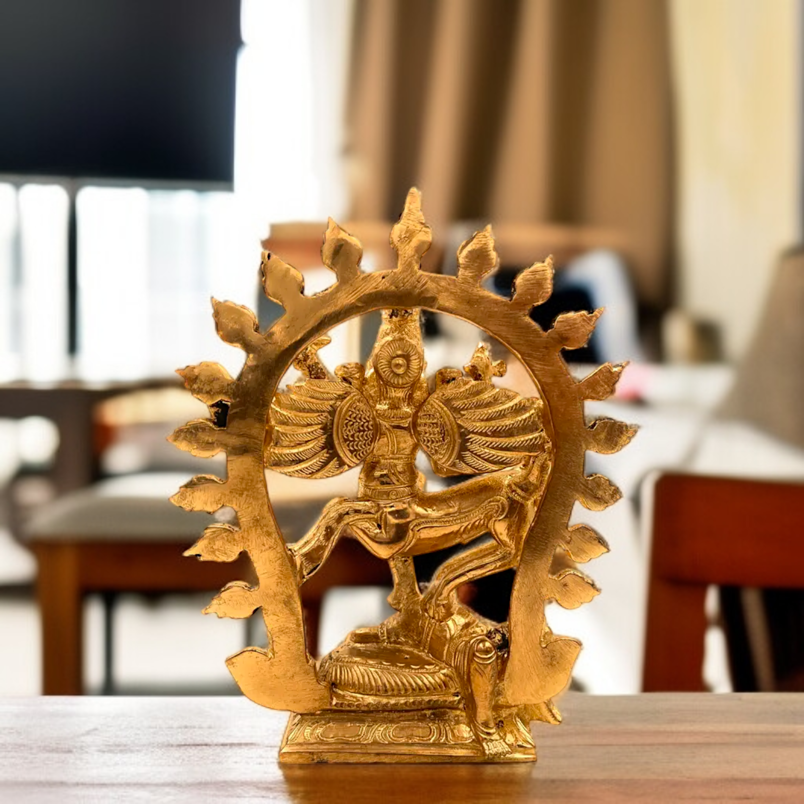 Bronze/Panchaloha sharabha Standing statue - 6 Inches Nikuressence