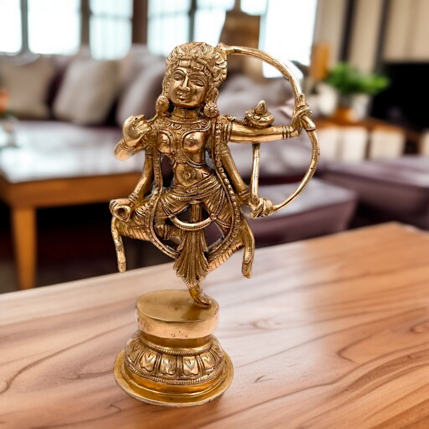 Bronze/Panchaloha kurukulla Devi Standing statue - 10 Inches Nikuressence