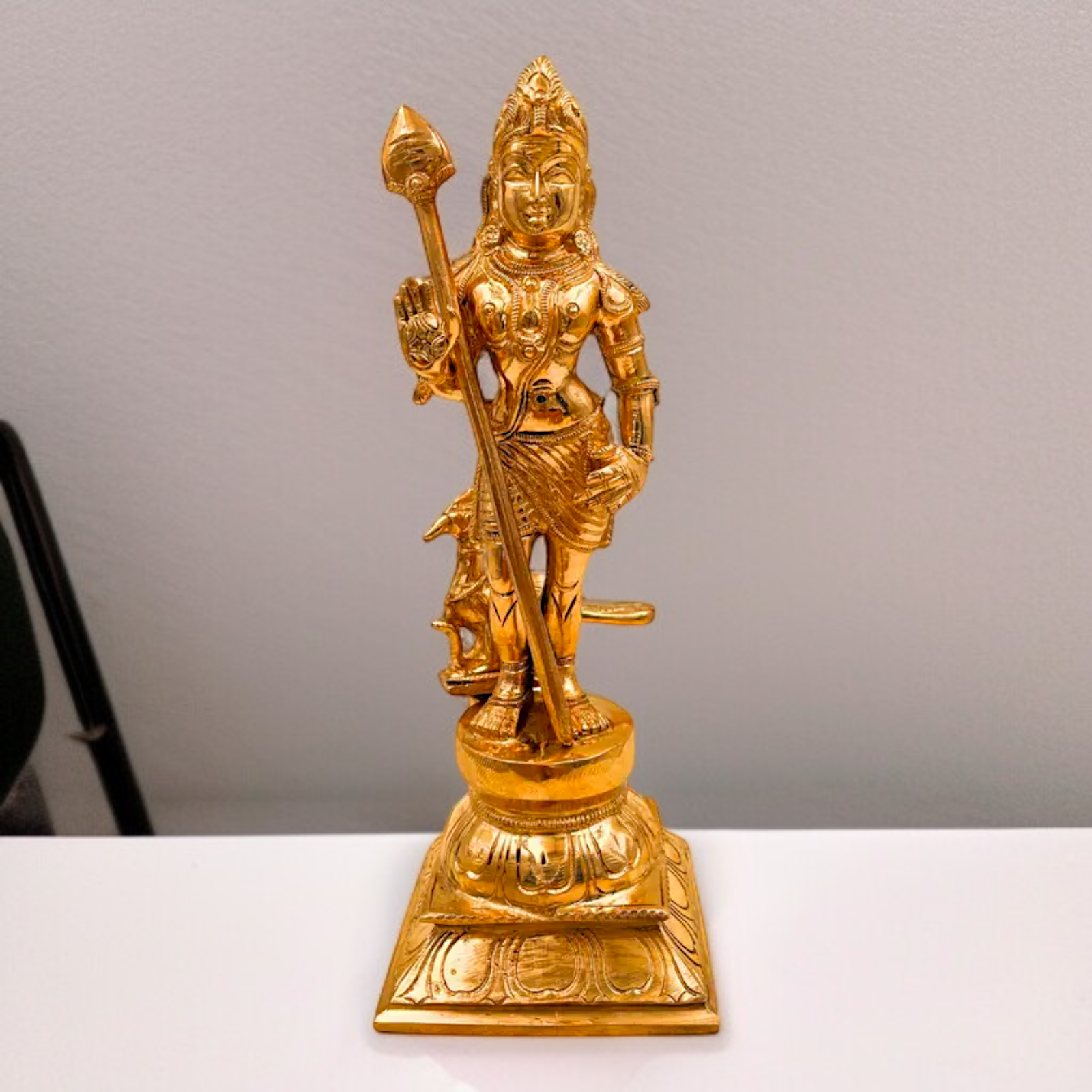 Bronze/Panchaloha standing Murugan Swamy statue - 10 Inches Nikuressence
