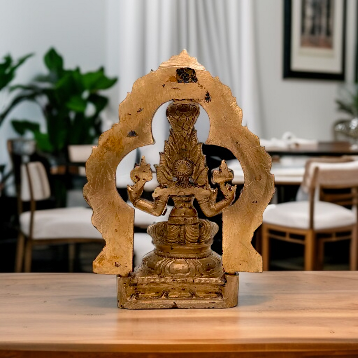 Goddess Mariamman Durga Devi bronze/Panchaloha statue - 5.5 inches Nikuressence