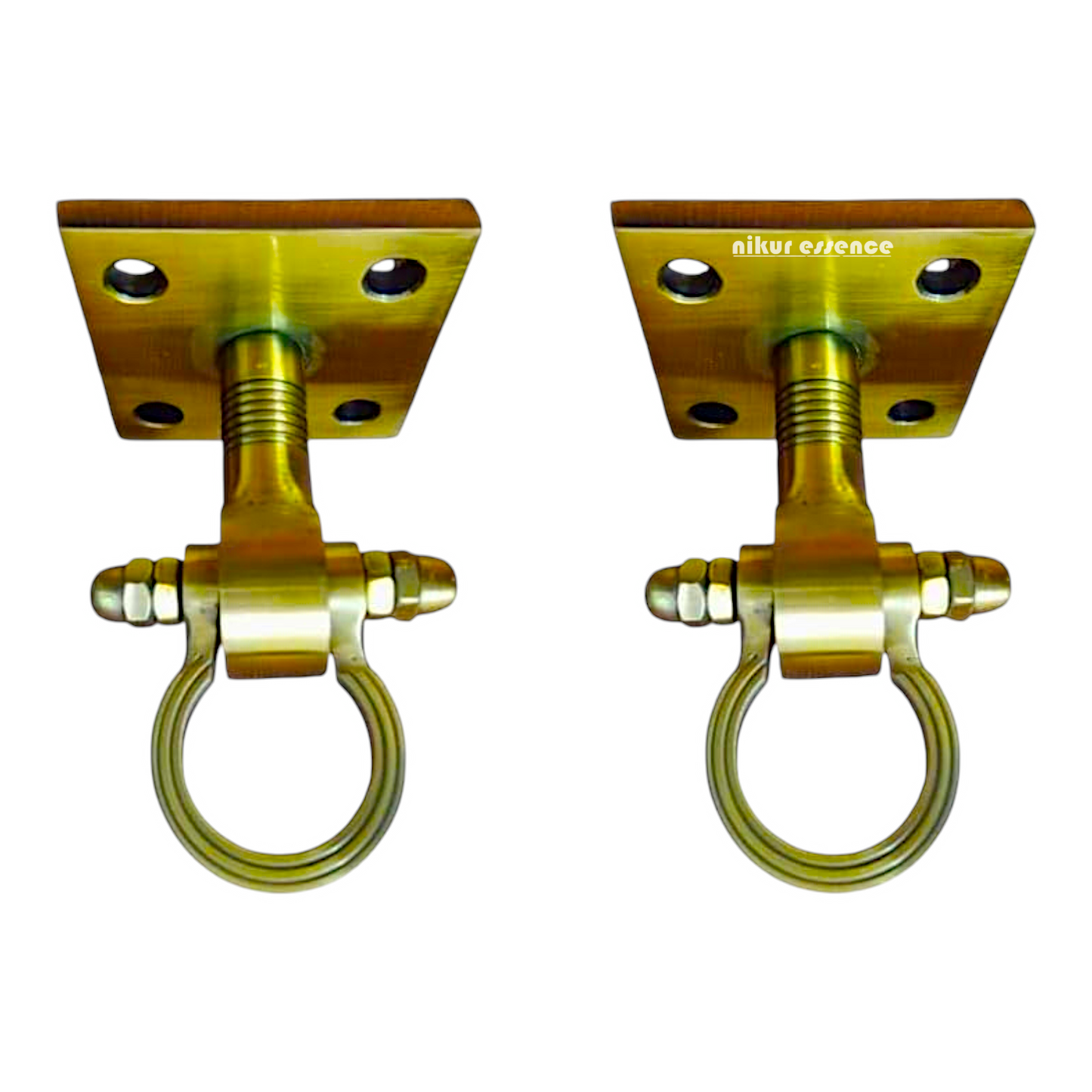 Indian Rosewood Oonjal (Jhula/Swing) – 5ft Traditional Wooden Swing with 7ft Brass Chains & Elegant Inlay Work | Available Worldwide Nikuressence