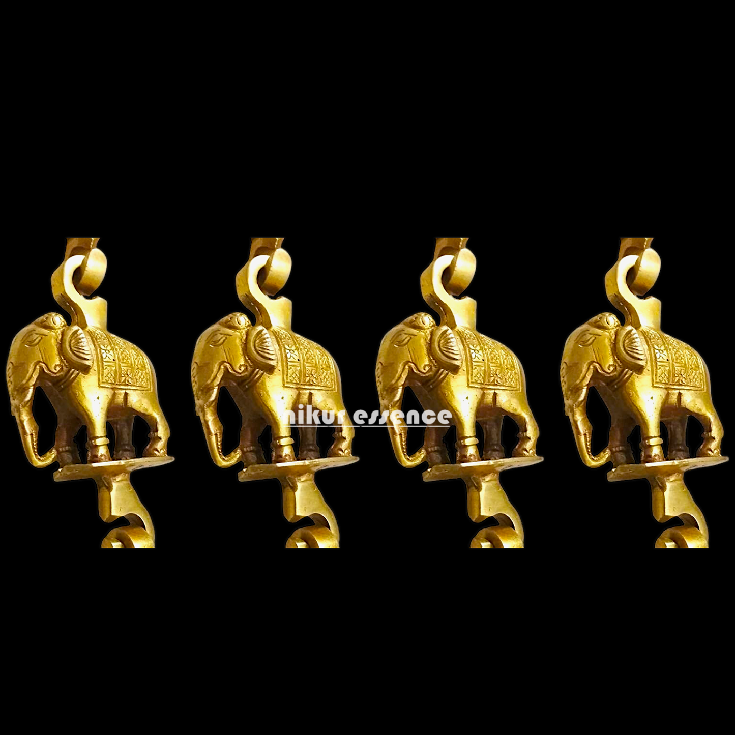 Handcrafted Wooden Oonjal (Jhula/Swing) – 5ft Royal Wooden Swing with Brass Chains & Traditional Inlay Work Nikuressence