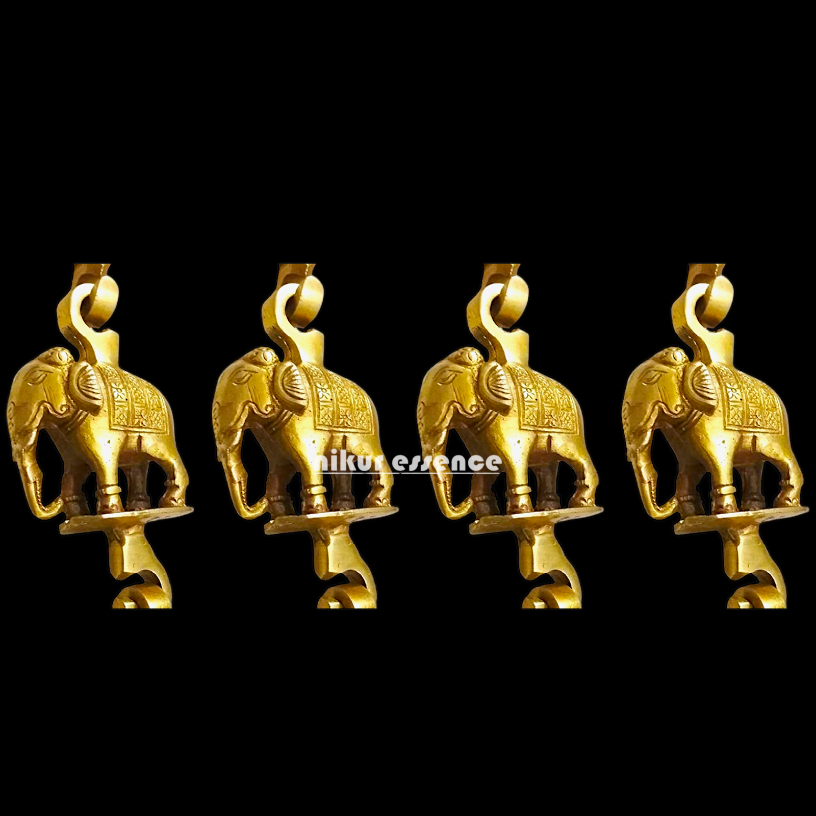 Handcrafted Wooden Oonjal (Jhula/Swing) – 5ft Royal Wooden Swing with Brass Chains & Traditional Inlay Work Nikuressence