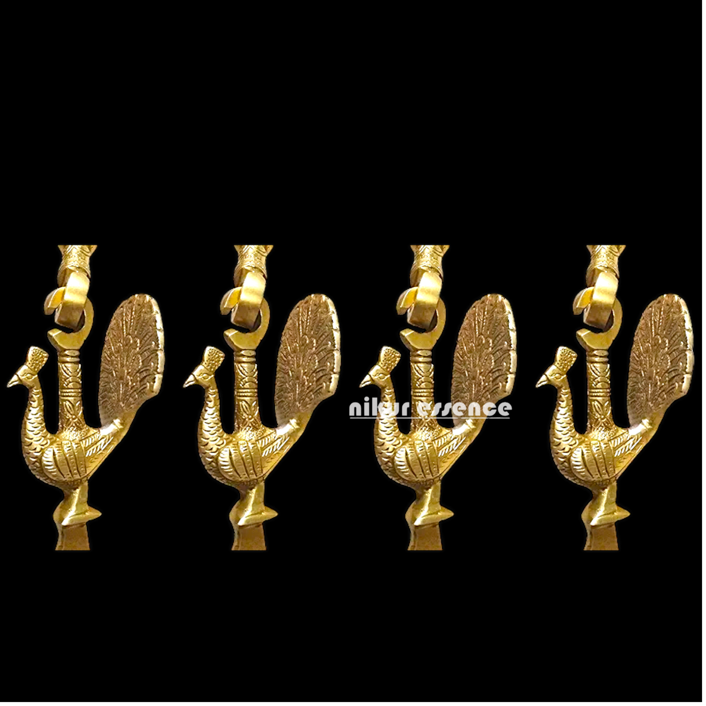 Handcrafted Wooden Oonjal (Jhula/Swing) – 5ft Royal Wooden Swing with Brass Chains & Traditional Inlay Work Nikuressence