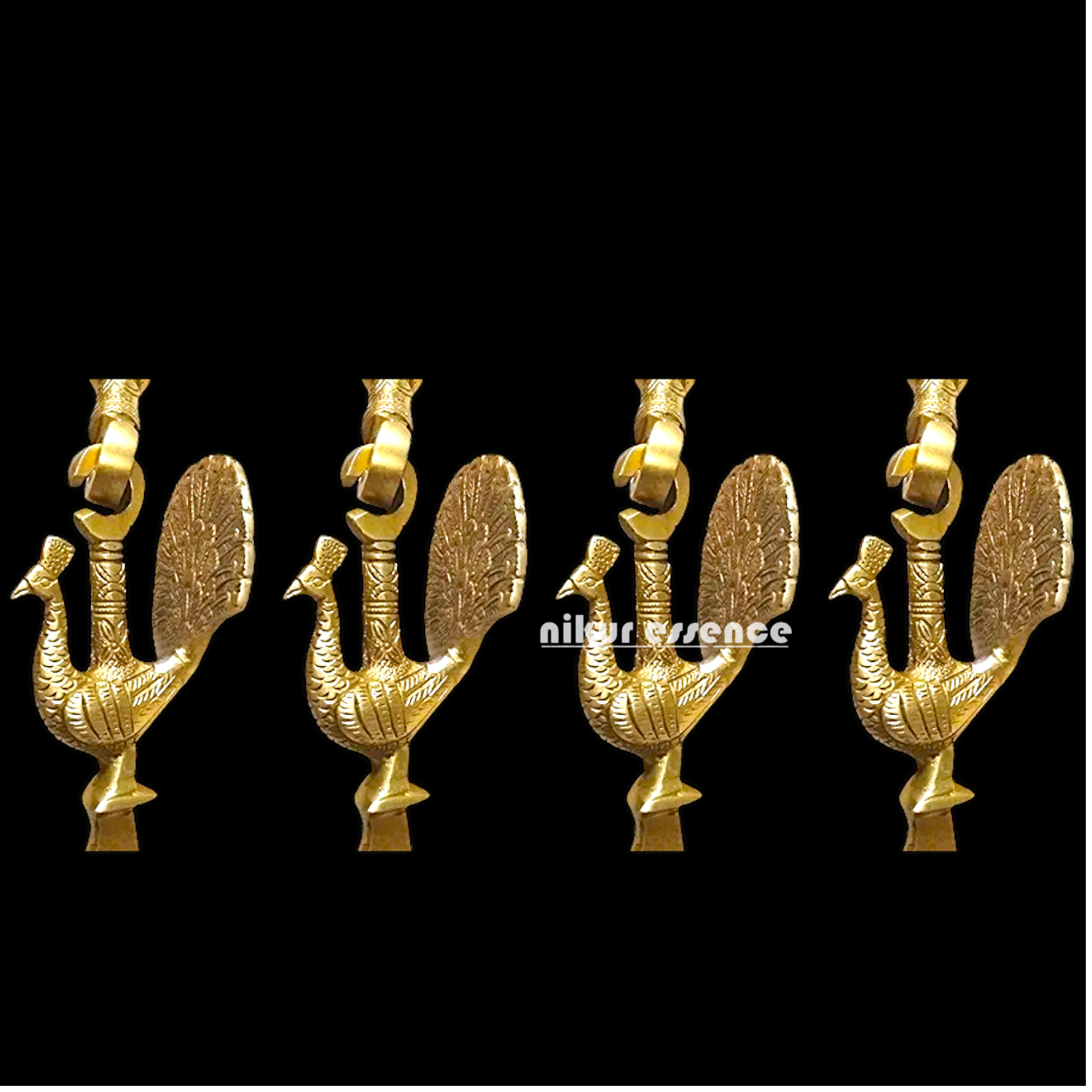 Handcrafted Wooden Oonjal (Jhula/Swing) – 5ft Royal Wooden Swing with Brass Chains & Traditional Inlay Work Nikuressence