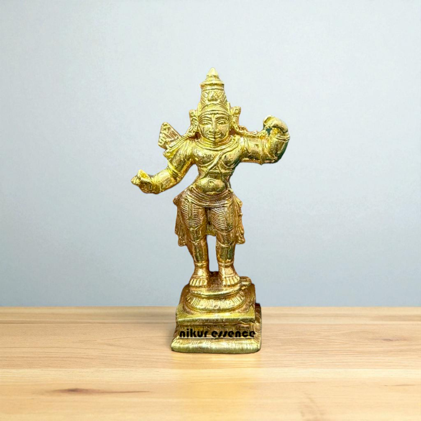 Rama Bhagwan Standing Panchaloha Bronze idol - 4.5 inches Nikuressence
