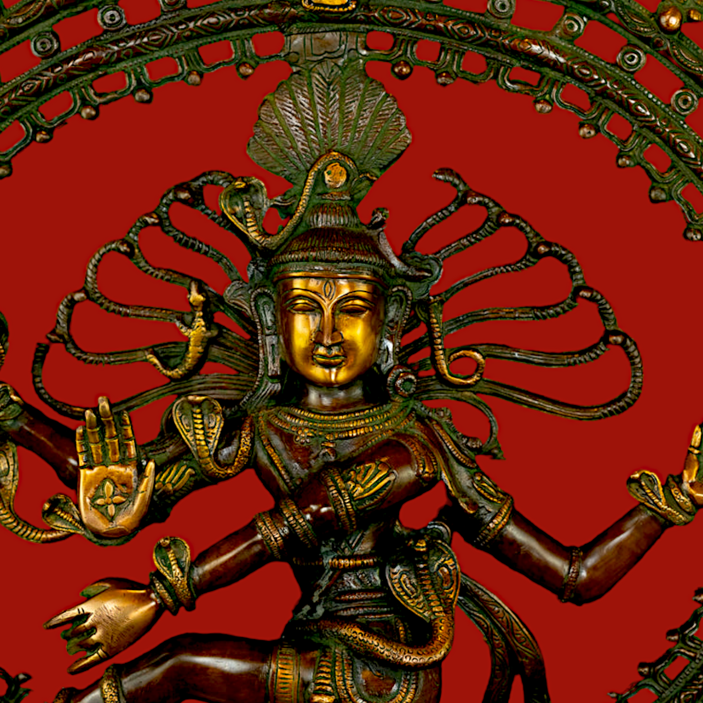 Lord Shiva Nataraja Dance tandav Brass statue - 28 inches Nikuressence