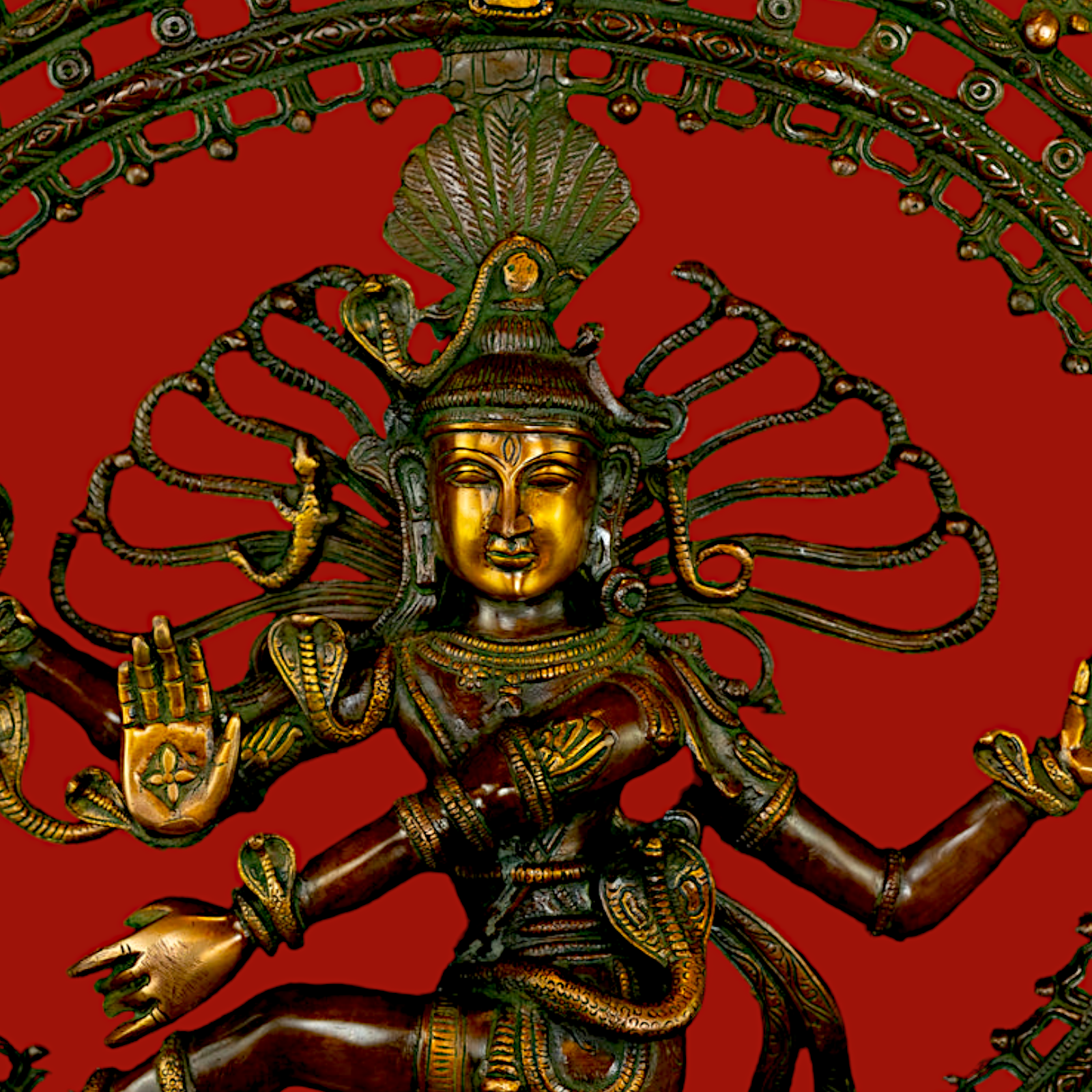 Lord Shiva Nataraja Dance tandav Brass statue - 28 inches Nikuressence