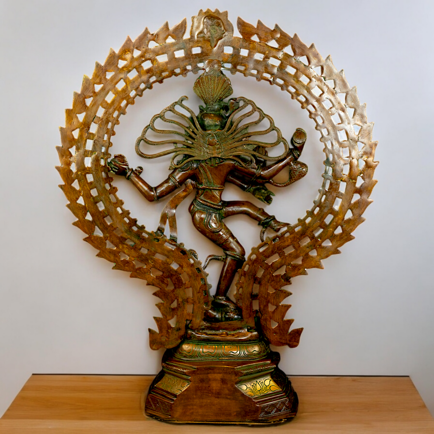 Lord Shiva Nataraja Dance tandav Brass statue - 28 inches Nikuressence