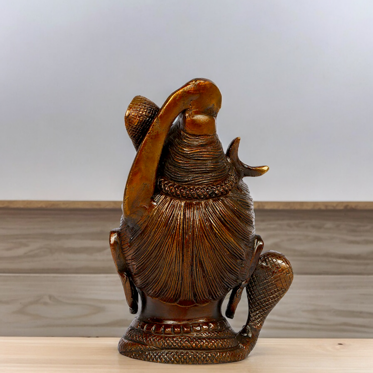 Brass Shiva Face Head statue - 6.5 inches Nikuressence