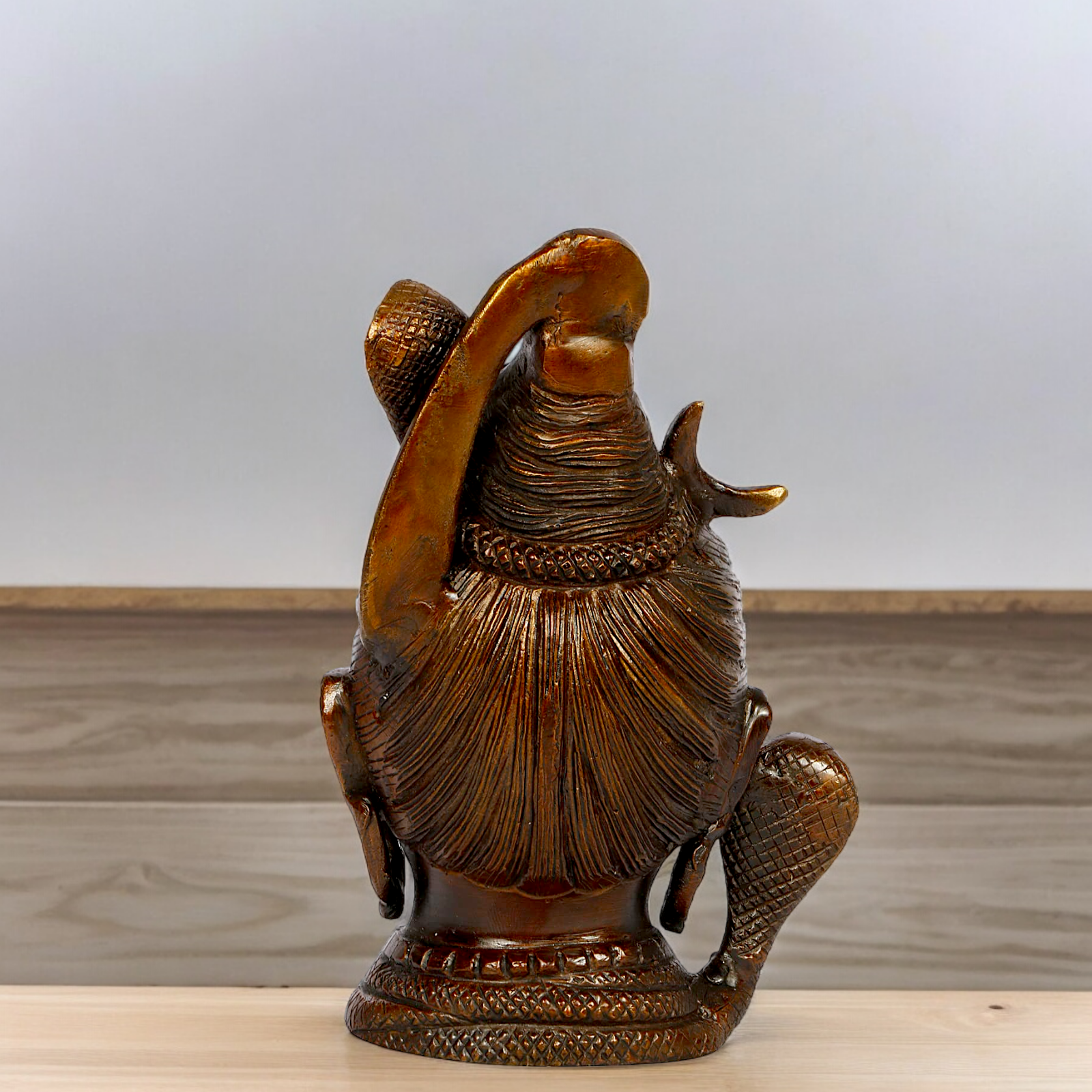 Brass Shiva Face Head statue - 6.5 inches Nikuressence