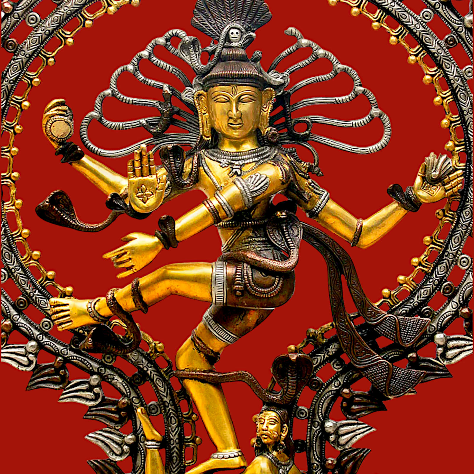 Large Nataraja Shiva tandav brass idol - 30 inches Nikuressence