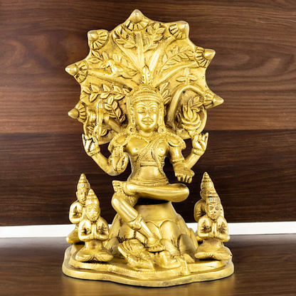 Buy Dakshinamurti Shiva Solid Brass statue - 8.75 inch Nikuressence