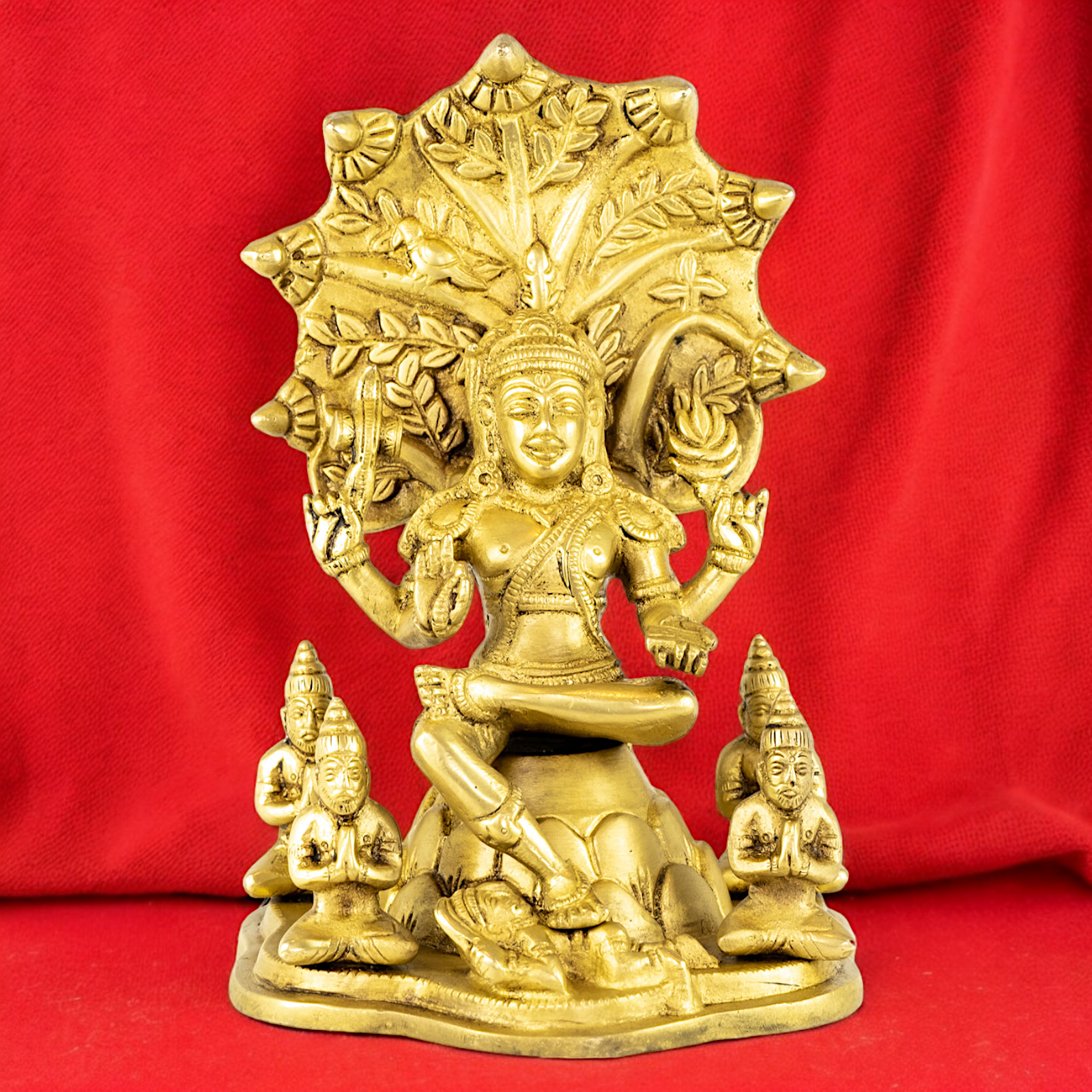 Buy Dakshinamurti Shiva Solid Brass statue - 8.75 inch Nikuressence