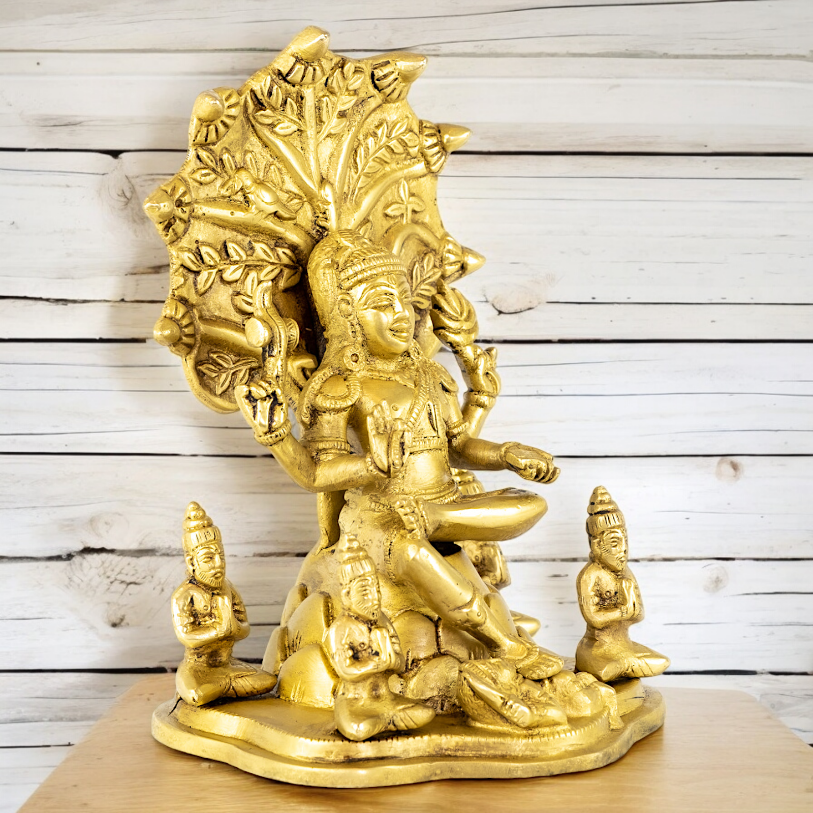 Buy Dakshinamurti Shiva Solid Brass statue - 8.75 inch Nikuressence