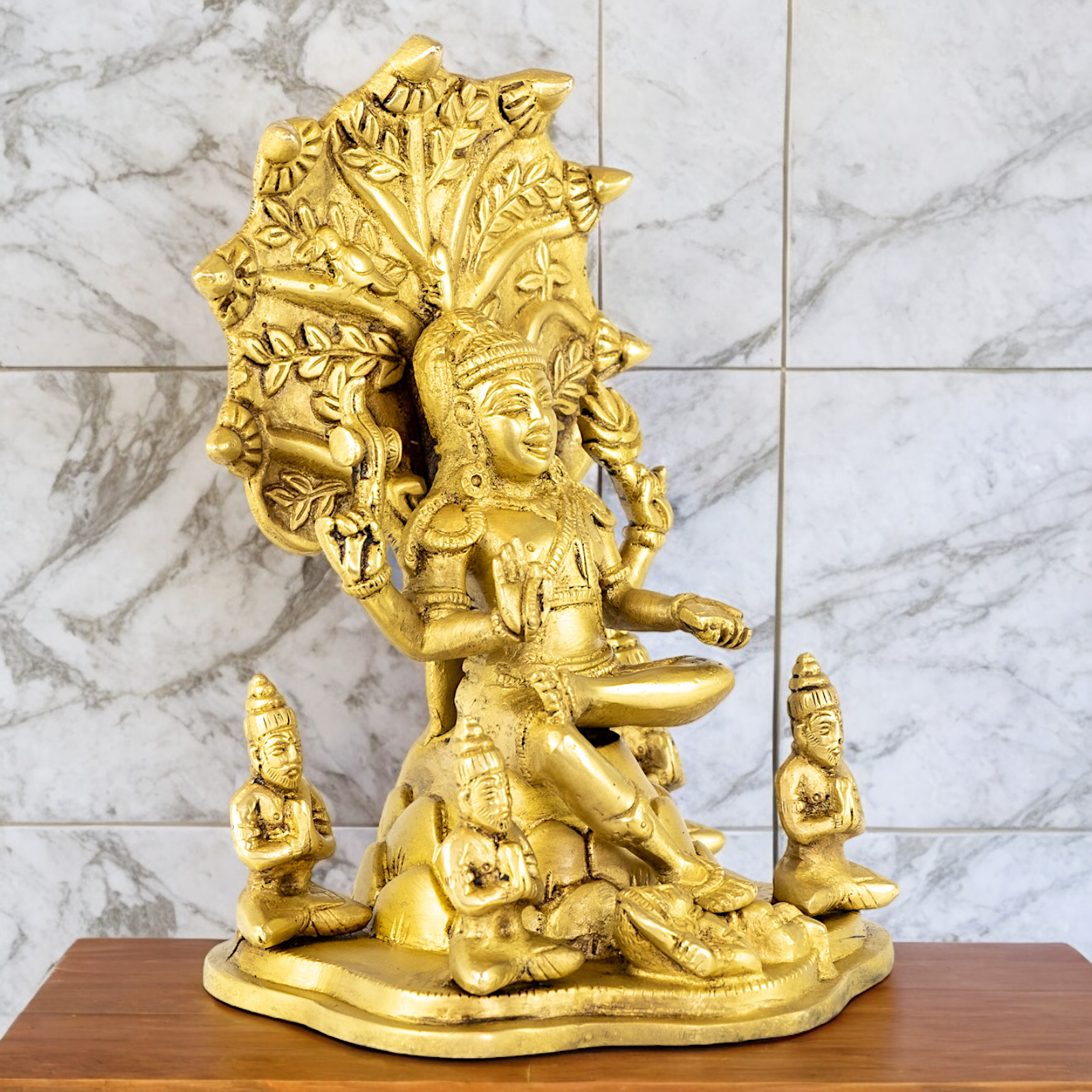 Buy Dakshinamurti Shiva Solid Brass statue - 8.75 inch Nikuressence