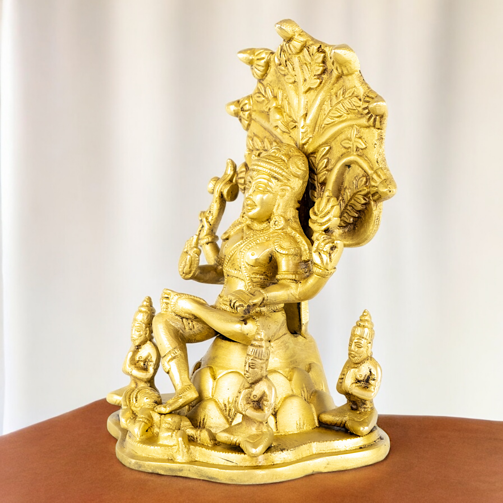 Buy Dakshinamurti Shiva Solid Brass statue - 8.75 inch Nikuressence