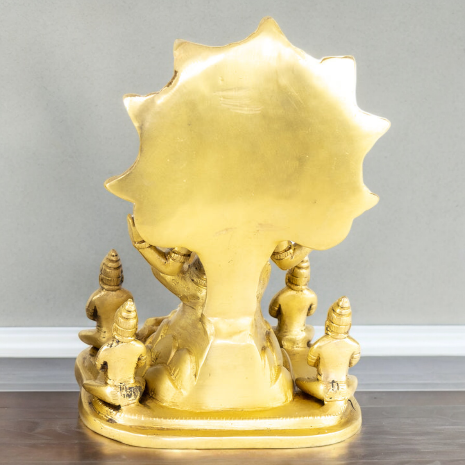 Buy Dakshinamurti Shiva Solid Brass statue - 8.75 inch Nikuressence