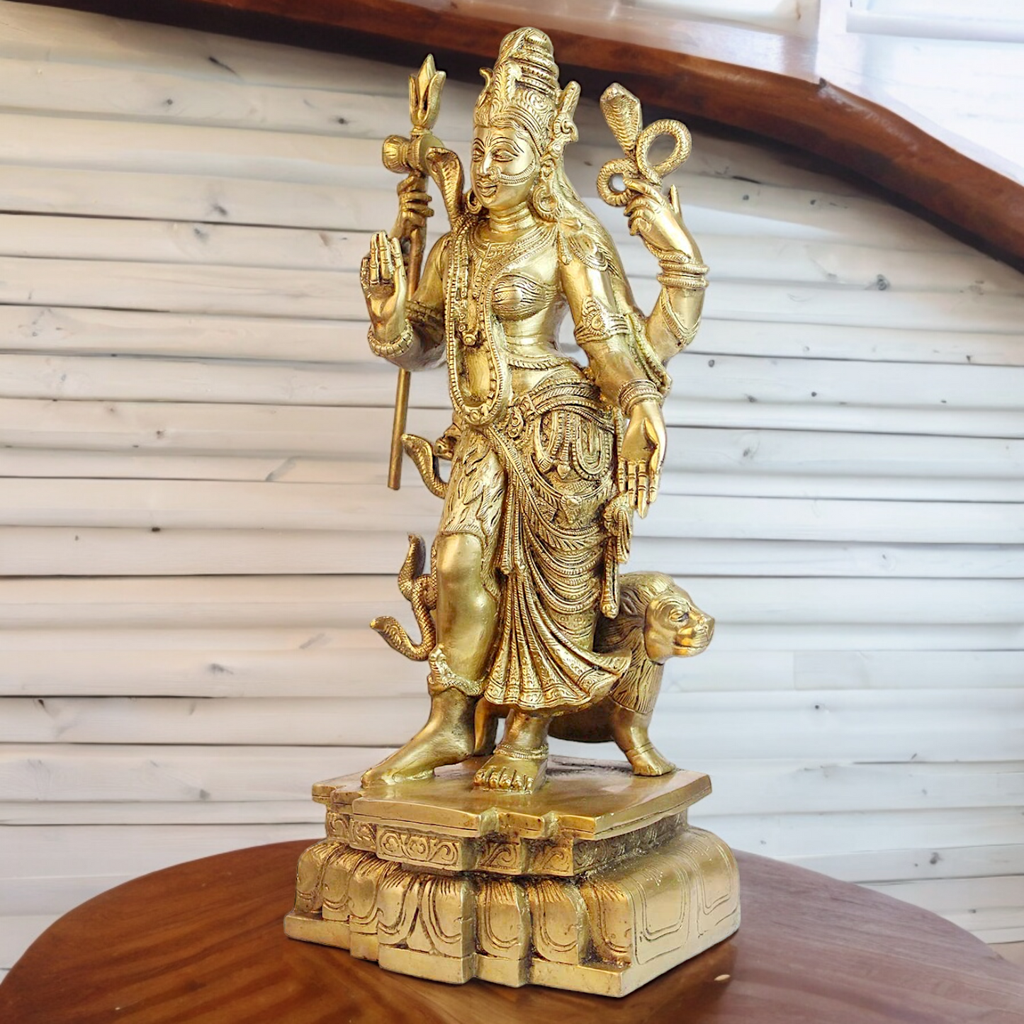 Buy Shiva Ardhanarishvara solid Brass idol - 18 inches Nikuressence