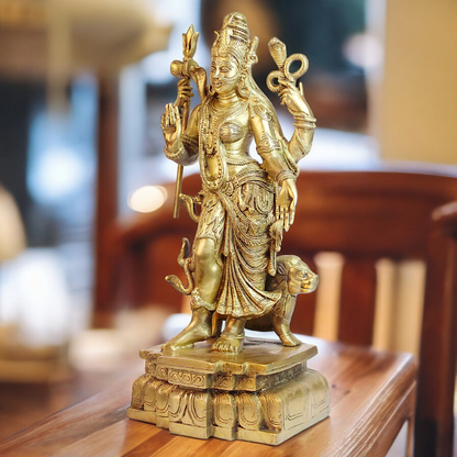 Buy Shiva Ardhanarishvara solid Brass idol - 18 inches Nikuressence