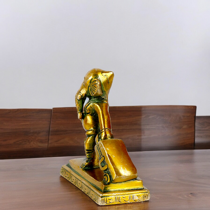 Lord Ganpati Ganesha Brass idol - 4 inches Nikuressence