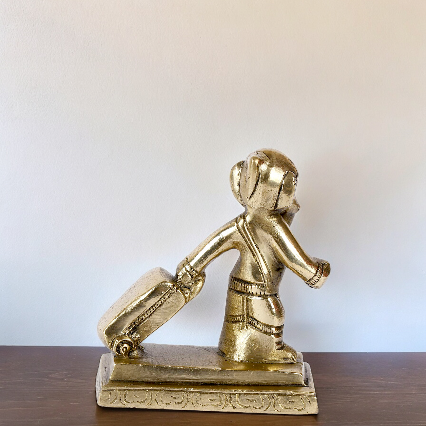 online Ganesha Ganpati Brass idol - 3.75 inches Nikuressence