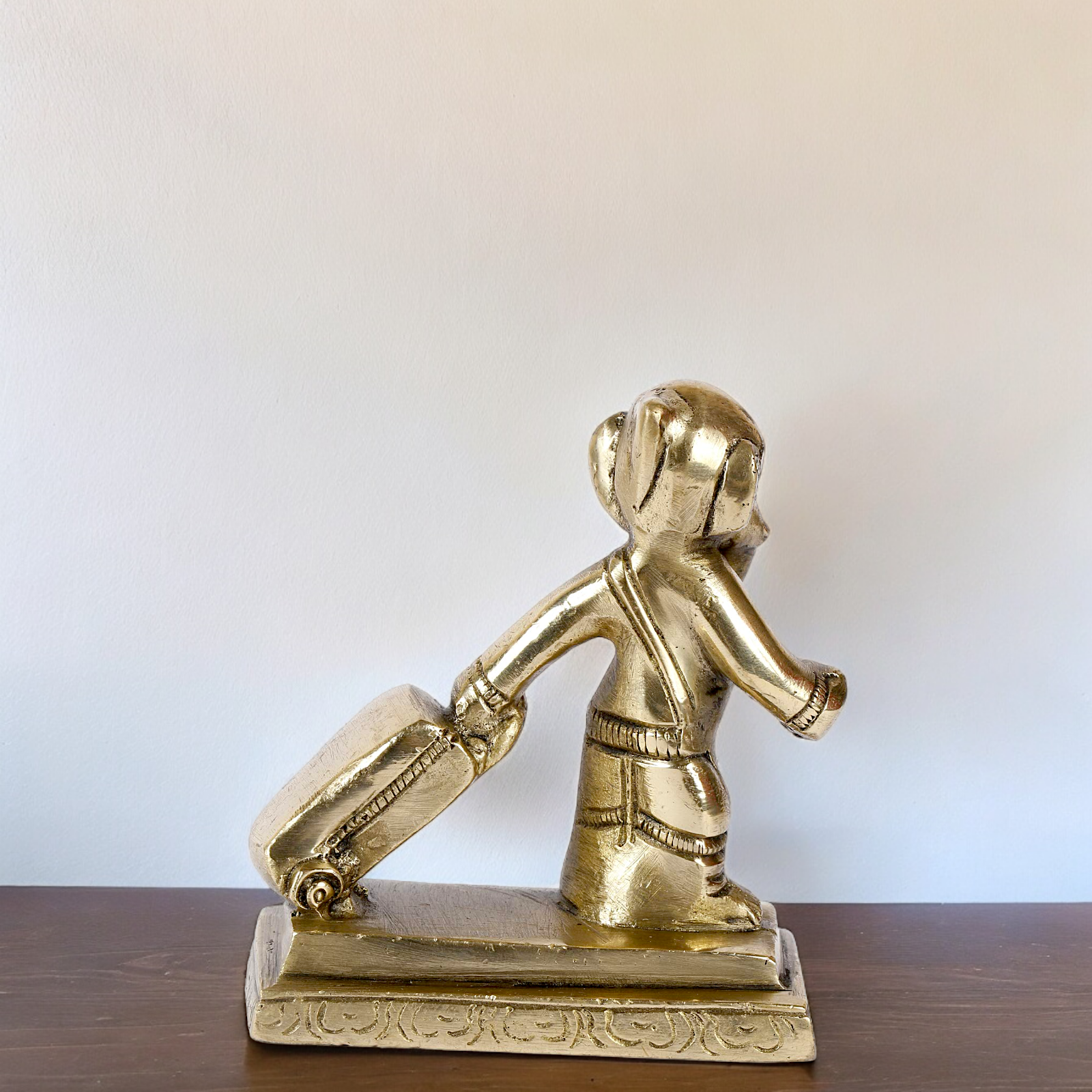 online Ganesha Ganpati Brass idol - 3.75 inches Nikuressence