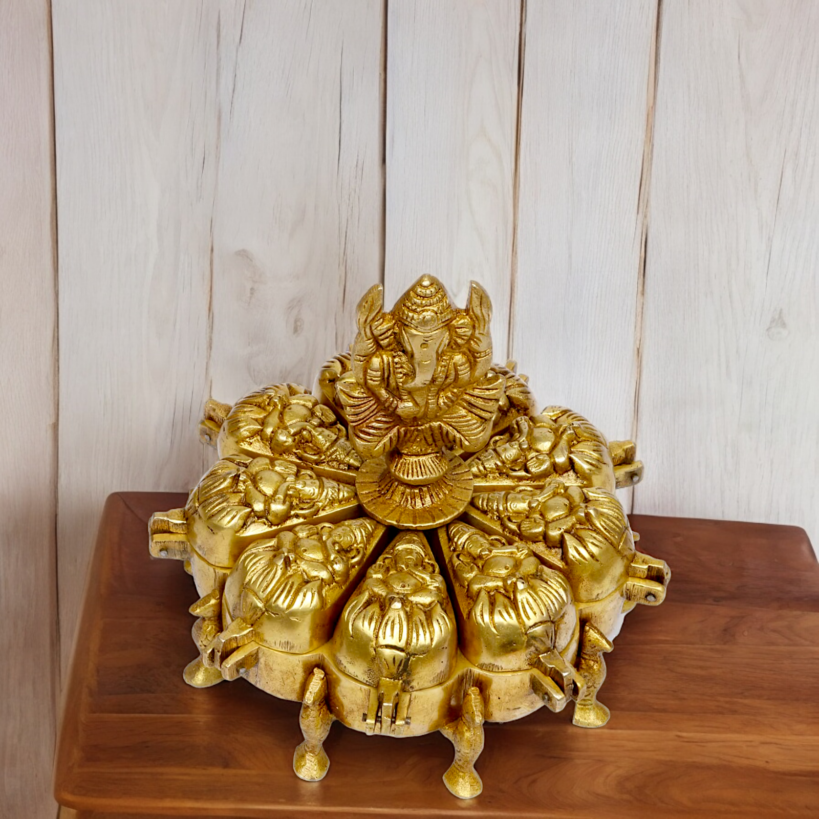 Buy Ganesh chopda box kumkum sindoor - 6 inches Nikuressence