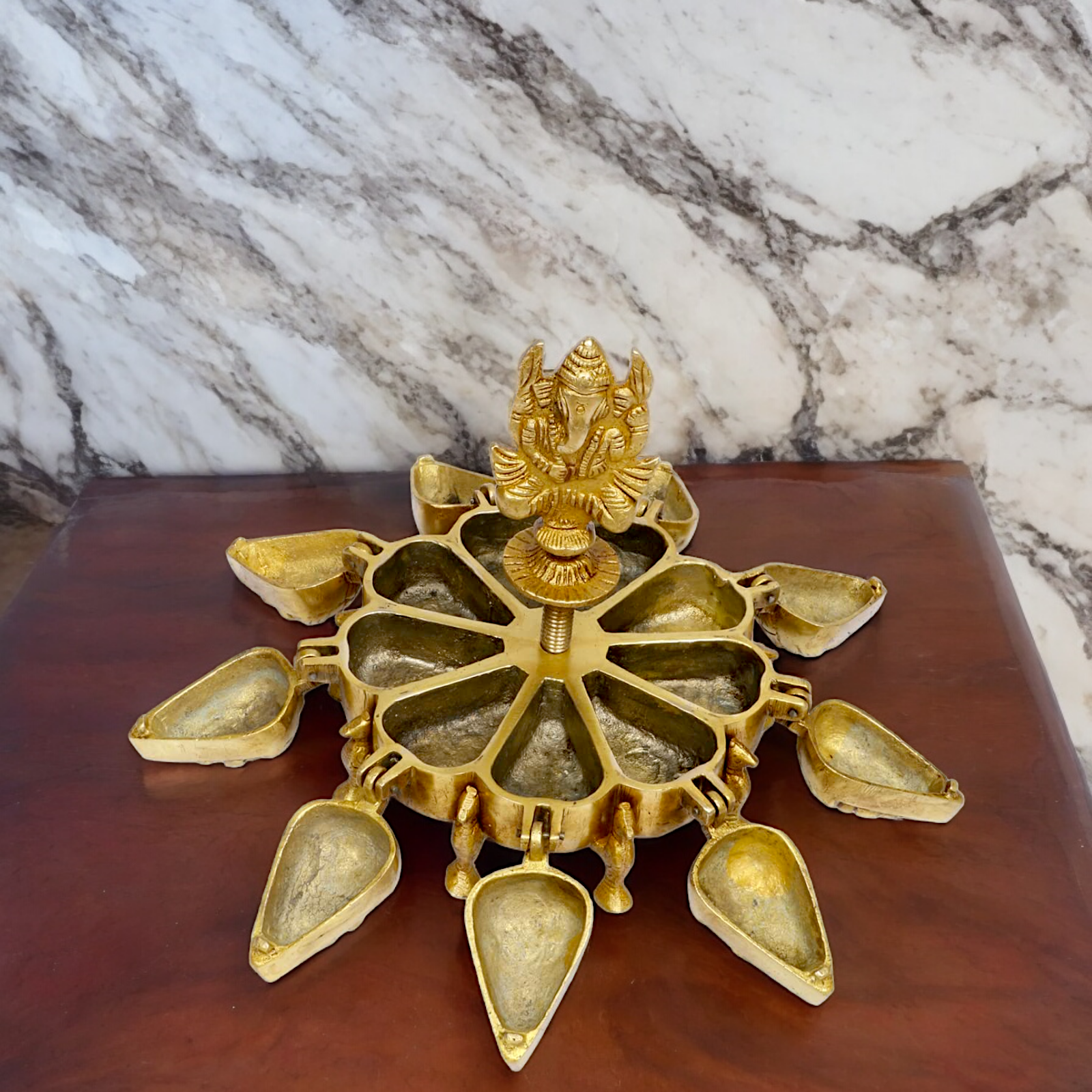 Buy Ganesh chopda box kumkum sindoor - 6 inches Nikuressence