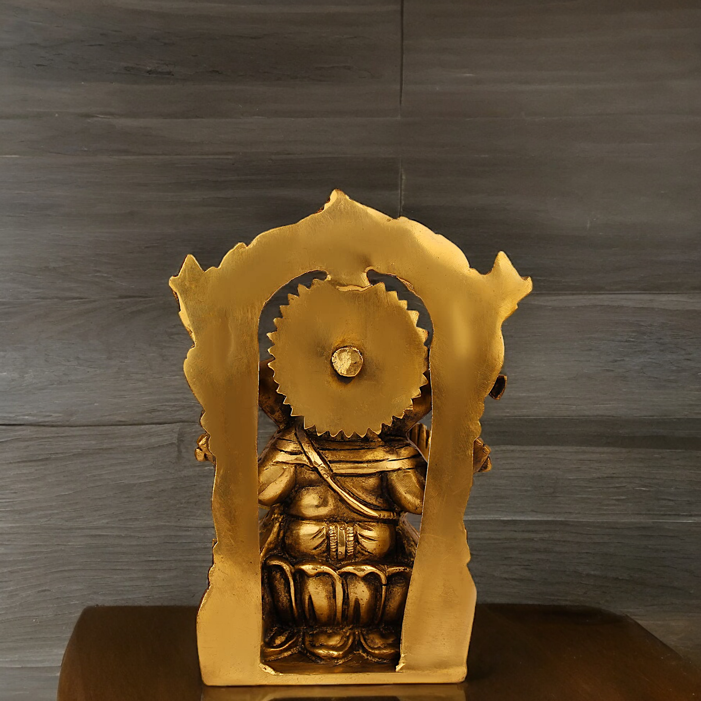 Solid Brass Vinayaka Ganesh statue - 7.5 inches Nikuressence