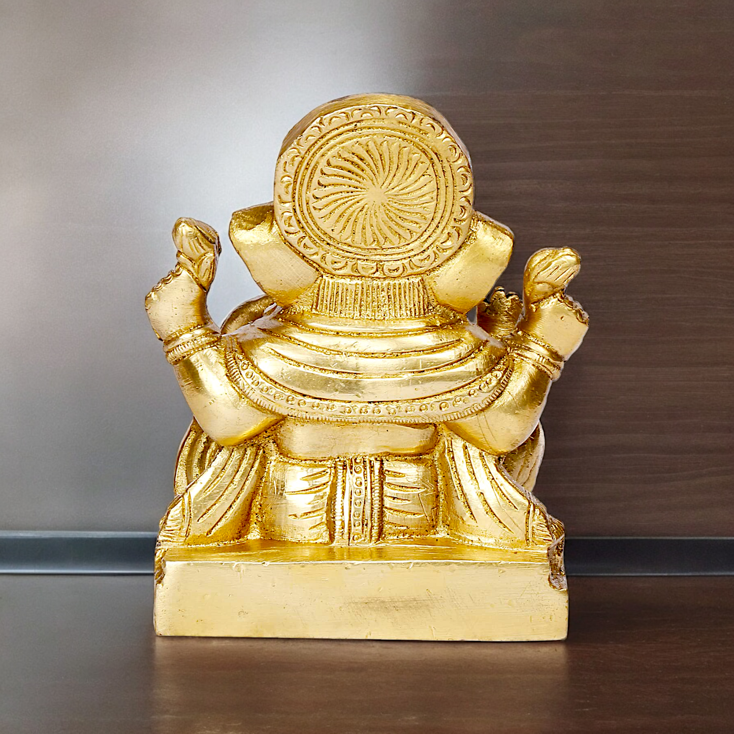 Shop Ganpati Ganesha solid brass idol - 4 inches Nikuressence