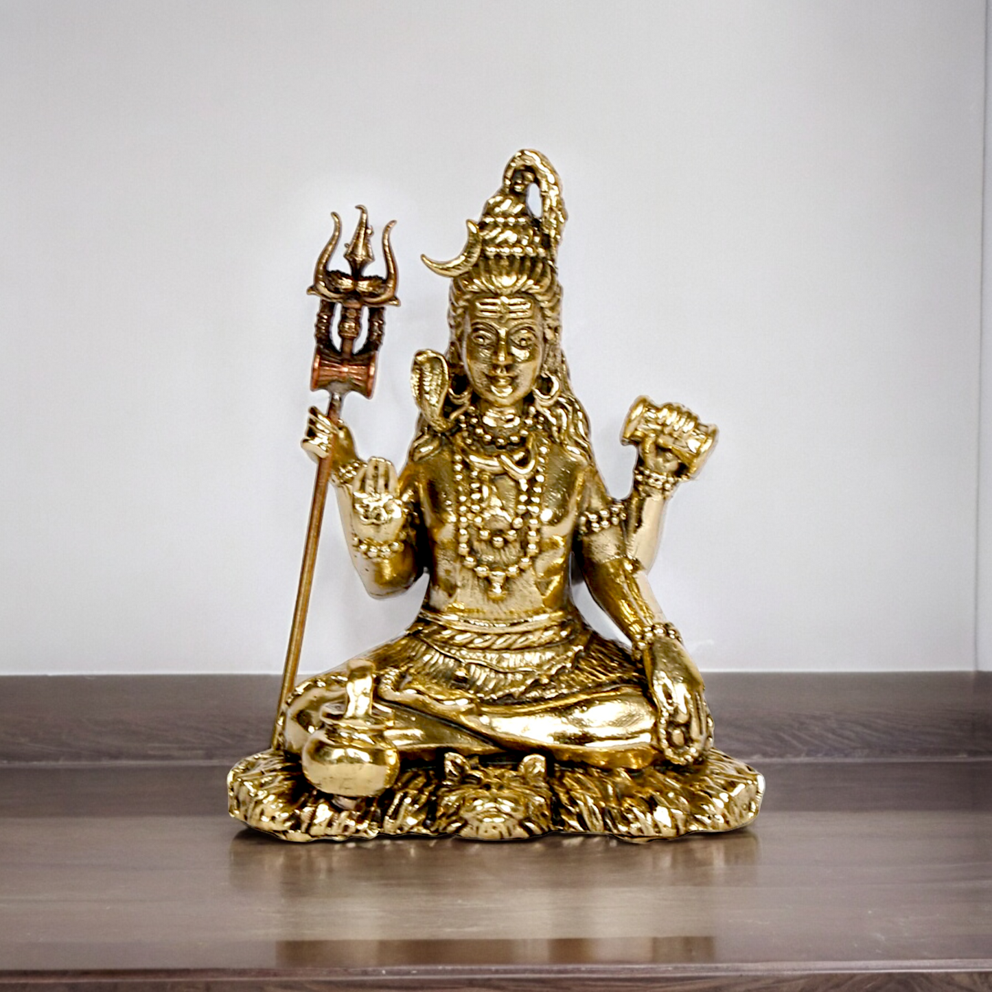 Lord Shiva God Brass idol - 3 inches Nikuressence