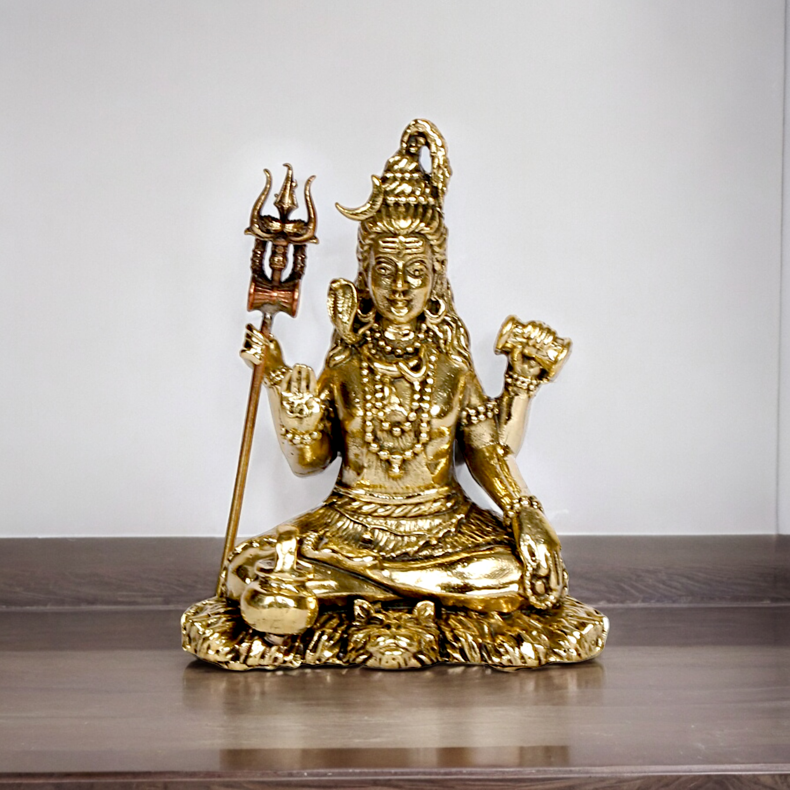 Lord Shiva God Brass idol - 3 inches Nikuressence