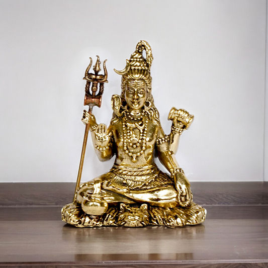 Lord Shiva God Brass idol - 3 inches Nikuressence