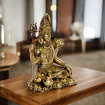 Lord Shiva God Brass idol - 3 inches Nikuressence